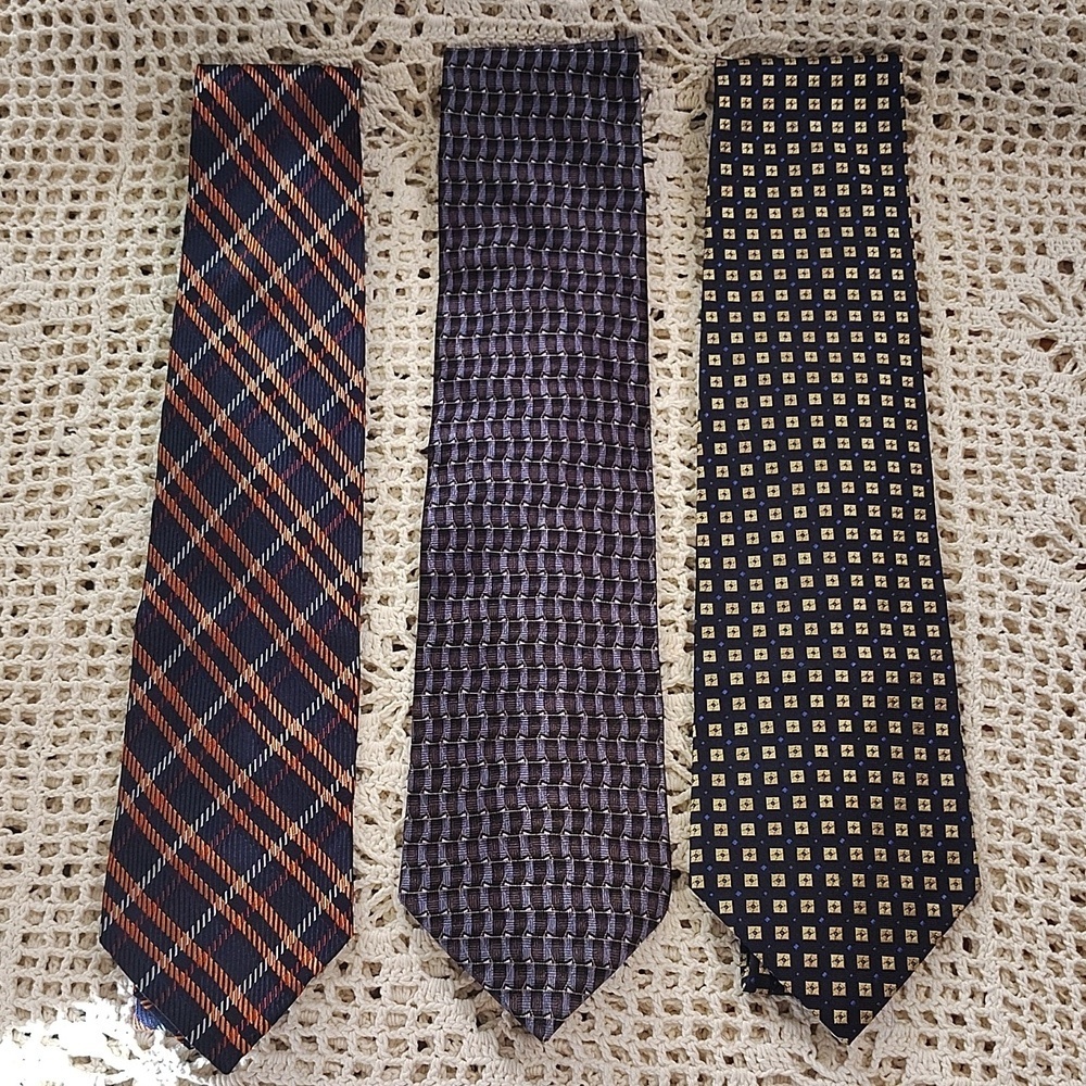 3 Stafford Silk Ties